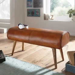 Pharao24 Echtleder Sitzbank Edgas> Küchenbank|Polsterbänke