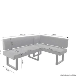 Küchenbank|Polsterbänke*Pharao24 Eckbank Cordona