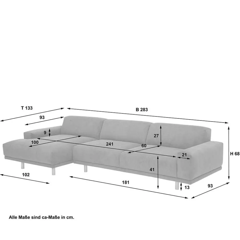 Pharao24 Eckcouch Lavronica> Wohnlandschaften|Ecksofas