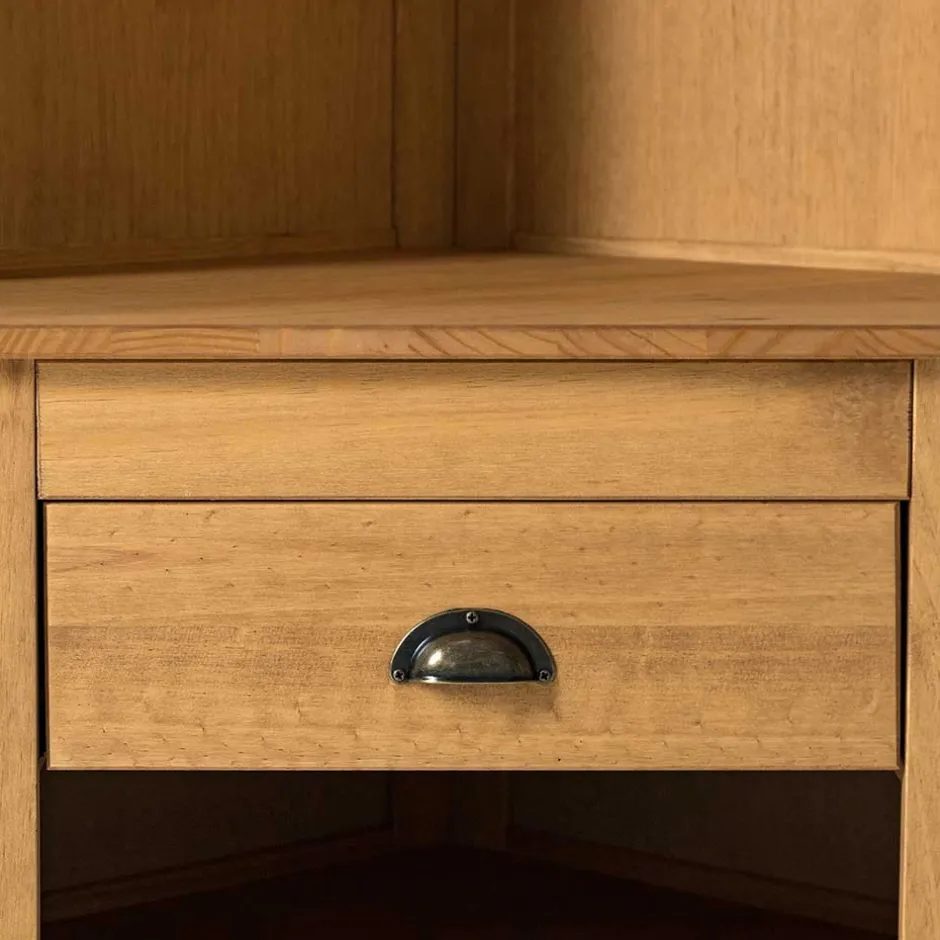 Pharao24 Eckgarderobe Grovesc> Massivholz Garderoben|Garderobensets