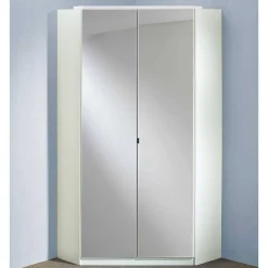 Pharao24 Eckkleiderschrank mit Spiegeltüren Emritalo> Jugendkleiderschrank