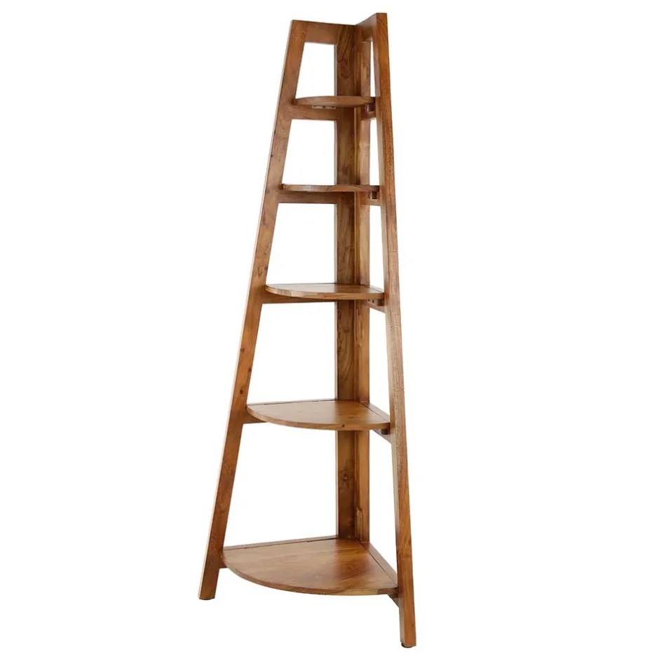 Massivholzmöbel|Wohnzimmerregale*Pharao24 Eckregal Flinu