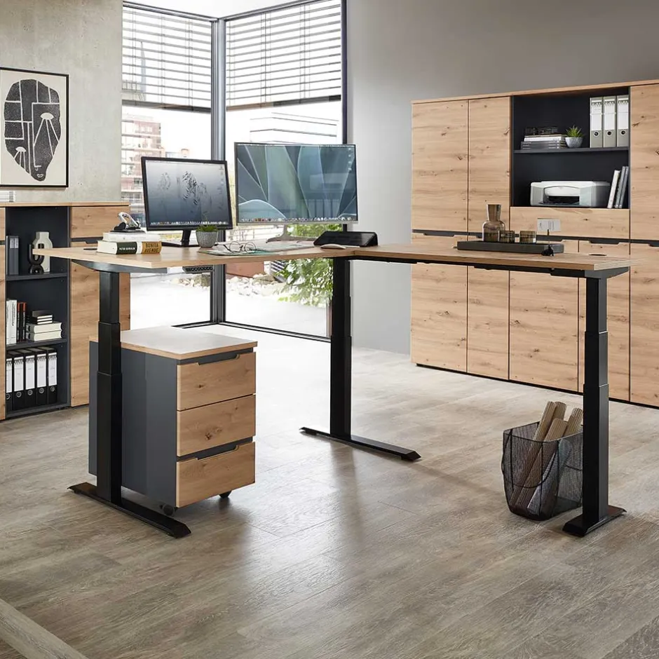 Schreibtische*Pharao24 Eckschreibtisch Esdravos