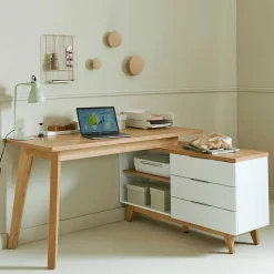 Computertische|Jugendschreibtische*Pharao24 Eckschreibtisch Hajelua