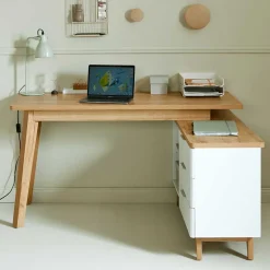 Computertische|Jugendschreibtische*Pharao24 Eckschreibtisch Hajelua