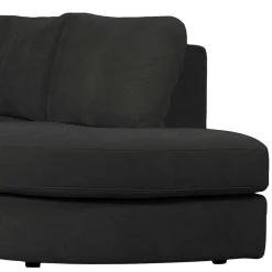 Polstermöbel|Wohnzimmercouch*Pharao24 Ecksofa Anthrazit Trois