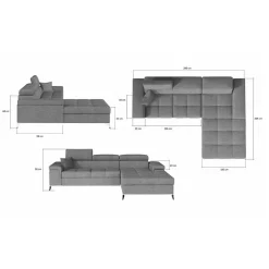 Wohnlandschaften|Ecksofas*Pharao24 Ecksofa Magic
