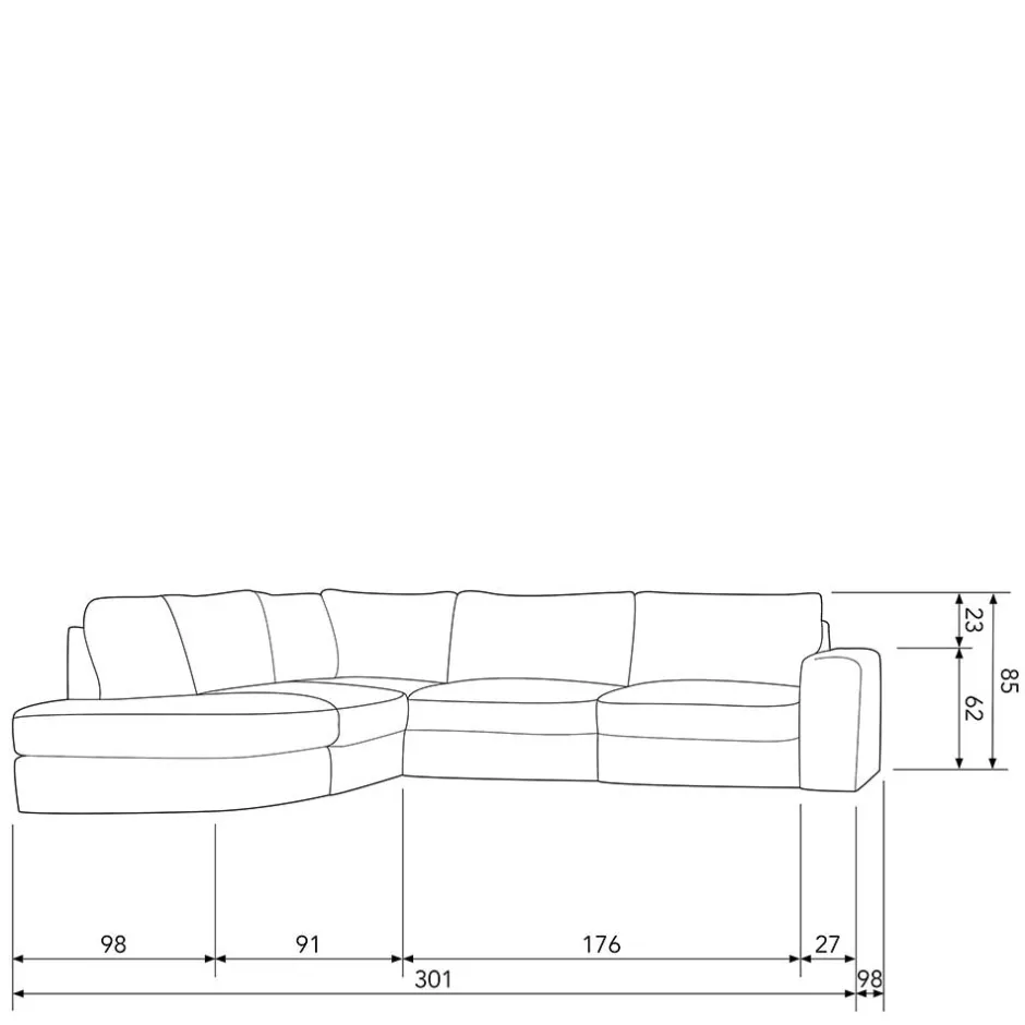 Pharao24 Ecksofa Rosa Fraduno> Polstermöbel|Wohnzimmercouch