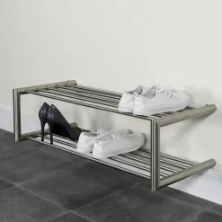 Pharao24 Edelstahl Schuhregal Dieus> Wandregale|Schuhregale