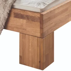 Pharao24 Eiche Massivholz Bettgestell Coplin><noscript><img width=