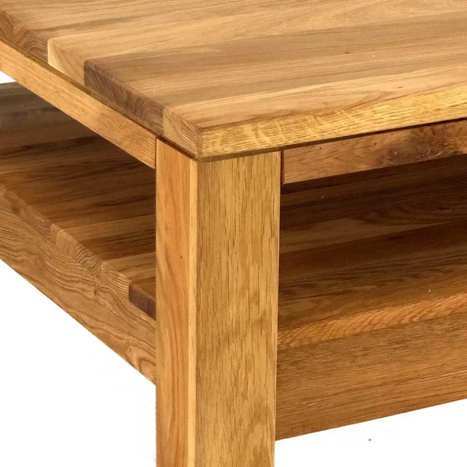 Pharao24 Eiche Wohnzimmertisch Ettrico> Massivholztische|Wohnzimmertisch