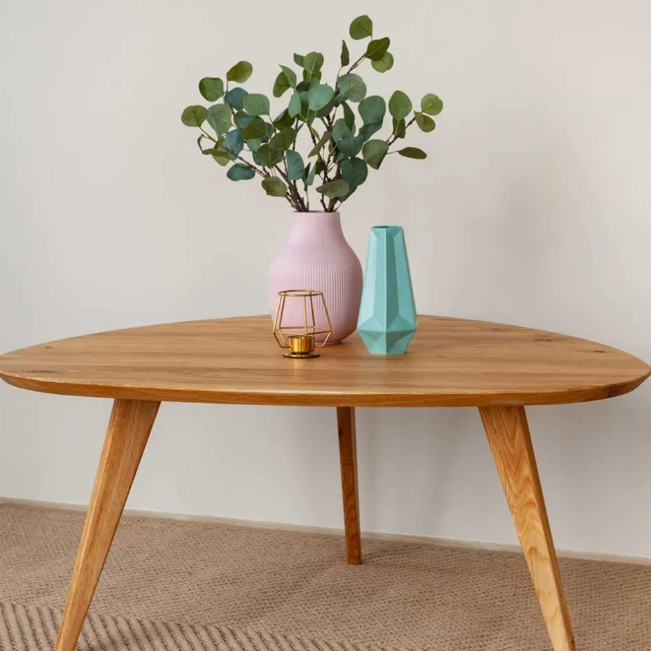 Wohnzimmertisch|Massivholztische*Pharao24 Eiche Wohnzimmertisch Lagusta