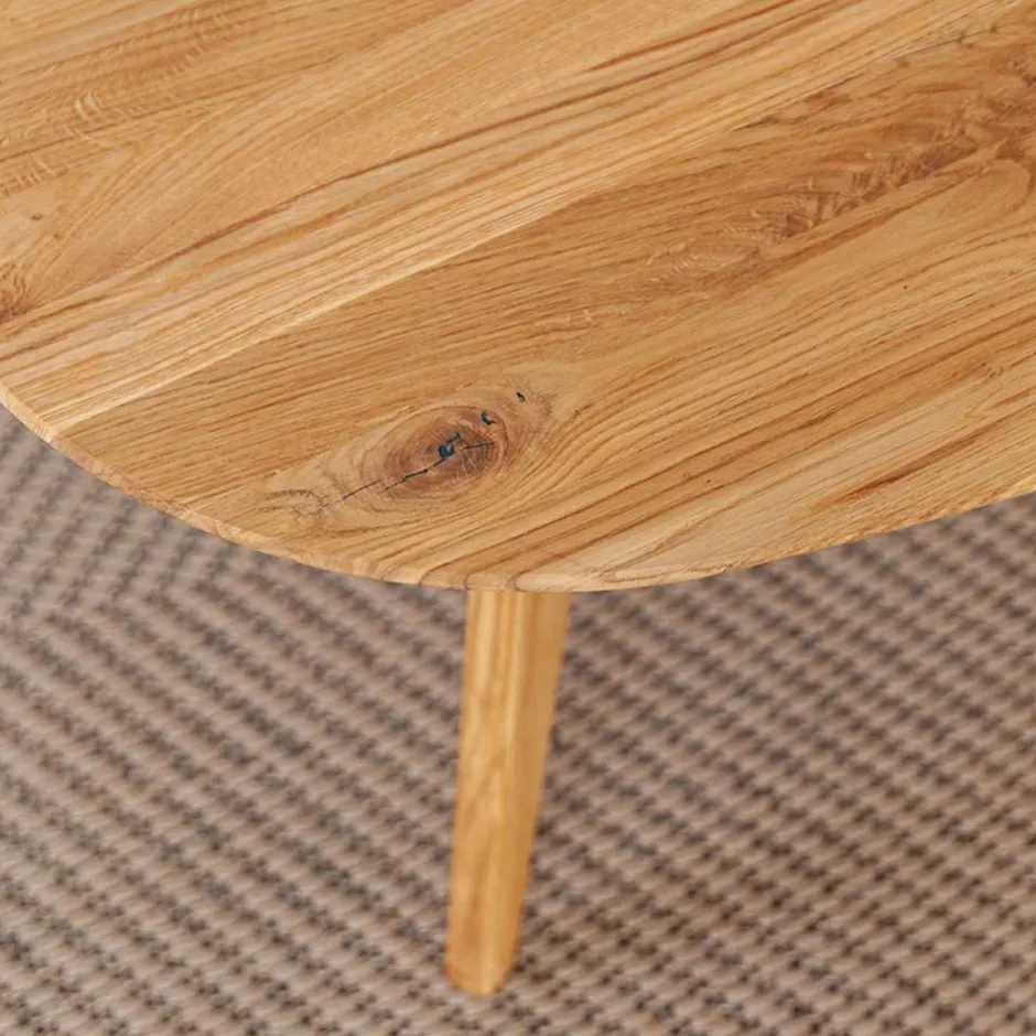 Wohnzimmertisch|Massivholztische*Pharao24 Eiche Wohnzimmertisch Lagusta