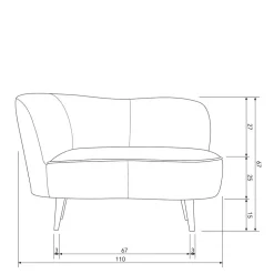 Pharao24 Einsitzer Couch Natar><noscript><img width=