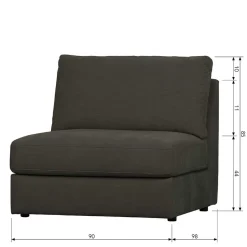 Modulsofas|Einzelsofa*Pharao24 Einsitzer Modul Sofa Trois