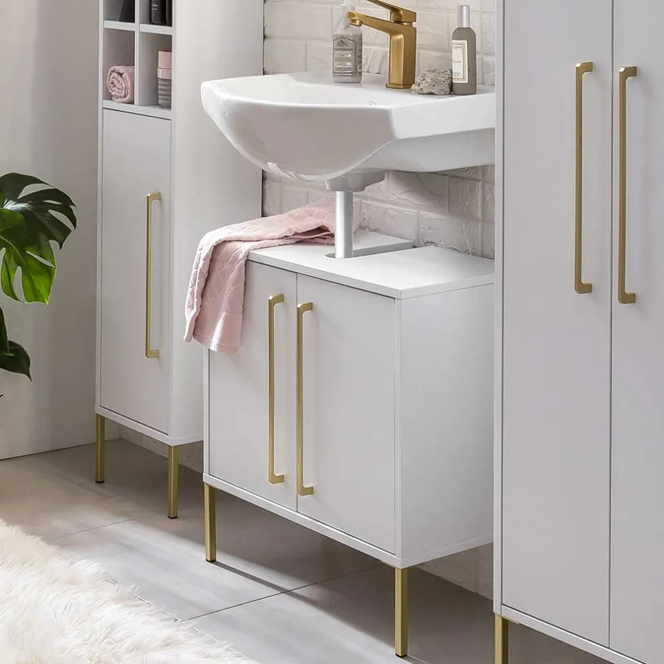 Pharao24 Elegante Waschkommode Vladius> Waschbeckenunterschränke