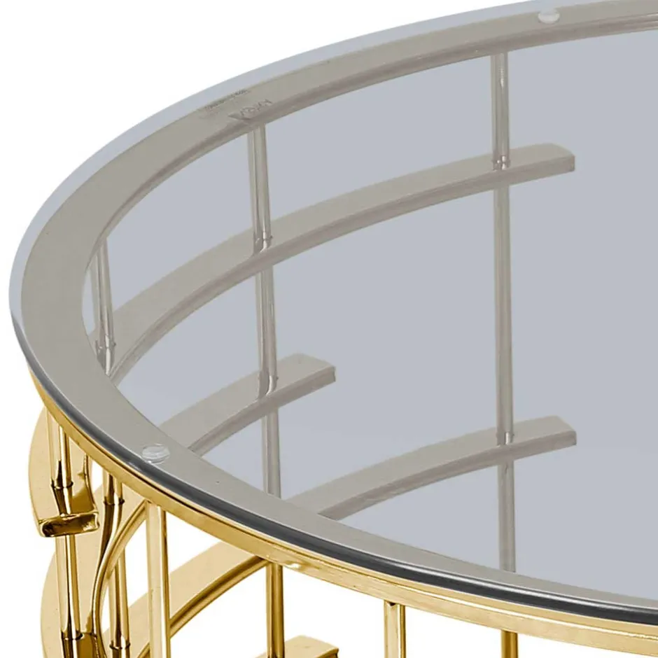 Pharao24 Eleganter Couchtisch Anno> Glastische