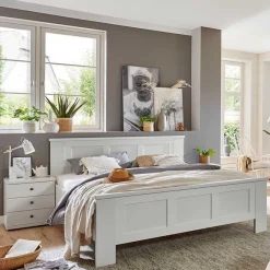 Betten In Übergröße|Komfortbetten*Pharao24 140er Bett Weiß Tudana