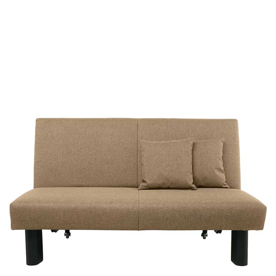 Polstermöbel|2 Sitzer Sofa*Pharao24 2er Schlafsofa Beige Tepico