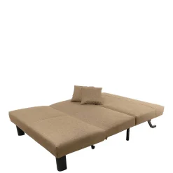 Polstermöbel|2 Sitzer Sofa*Pharao24 2er Schlafsofa Beige Tepico