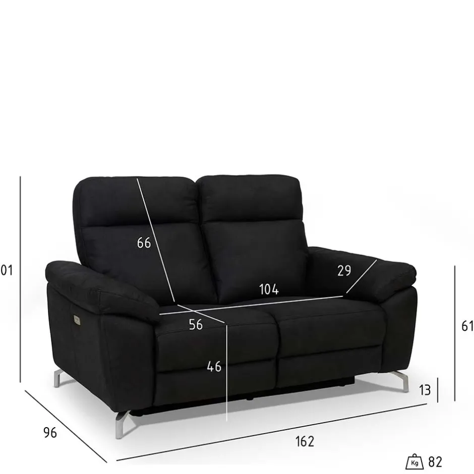 Pharao24 2er Sofa Doraz> 2 Sitzer Sofa