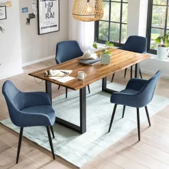 Tisch Mit Stühlen|Esszimmer Sets*Pharao24 Essgruppe Jason