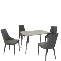 Tisch Mit Stühlen|Esszimmer Sets*Pharao24 Essgruppe Jiamano