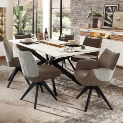 Tisch Mit Stühlen|Esszimmer Sets*Pharao24 Essgruppe Luzie