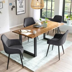 Pharao24 Essgruppe Setta> Tisch Mit Stühlen|Esszimmer Sets