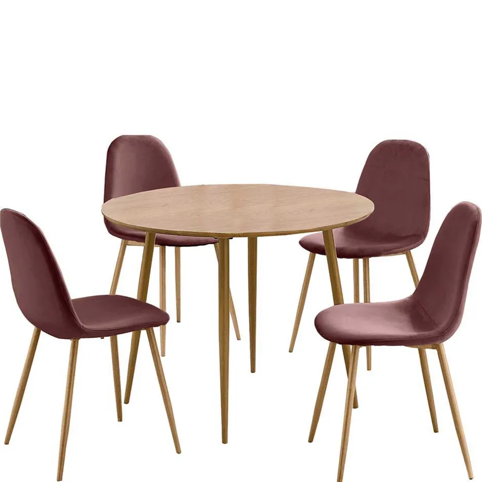 Pharao24 Essplatzgruppe Sarabuja> Tisch Mit Stühlen|Esszimmer Sets