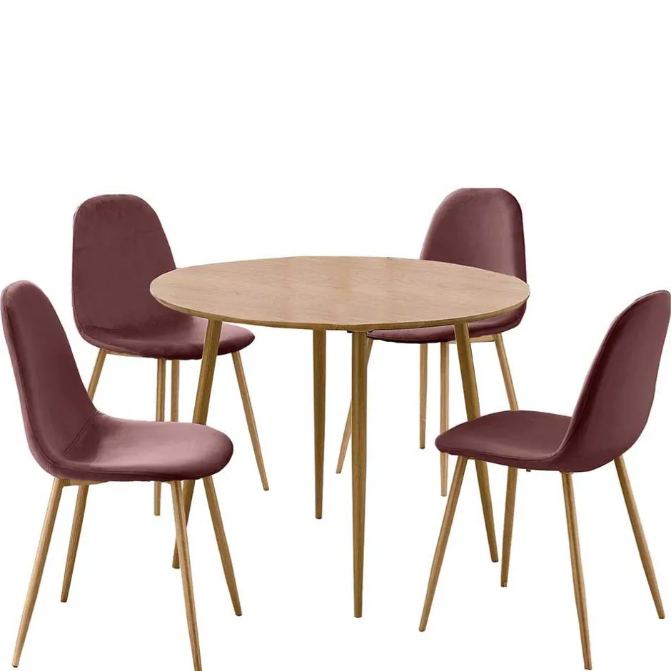 Pharao24 Essplatzgruppe Sarabuja> Tisch Mit Stühlen|Esszimmer Sets