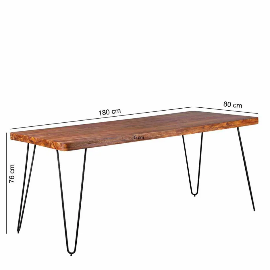 Pharao24 Esstisch Agadir> Massivholzmöbel|Küchentisch