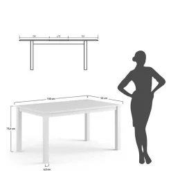 Ausziehtische*Pharao24 Esstisch Asendra