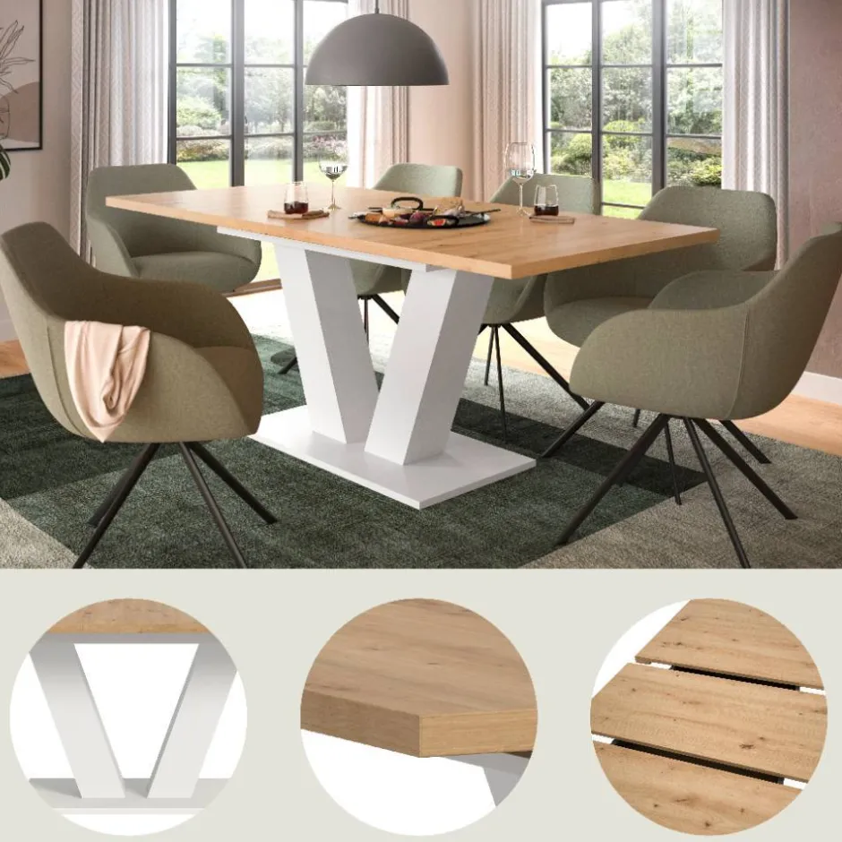 Ausziehtische*Pharao24 Esstisch Contrasta