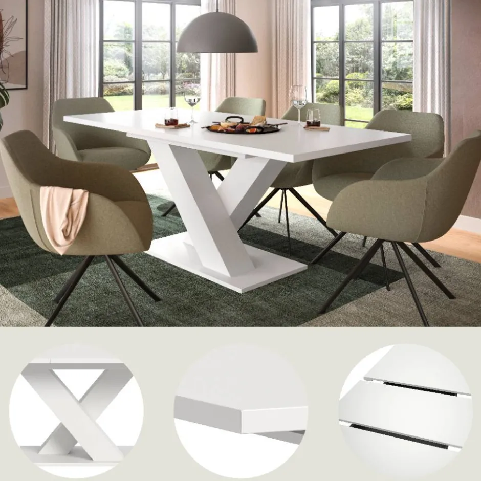 Pharao24 Esstisch Finlay> Ausziehtische