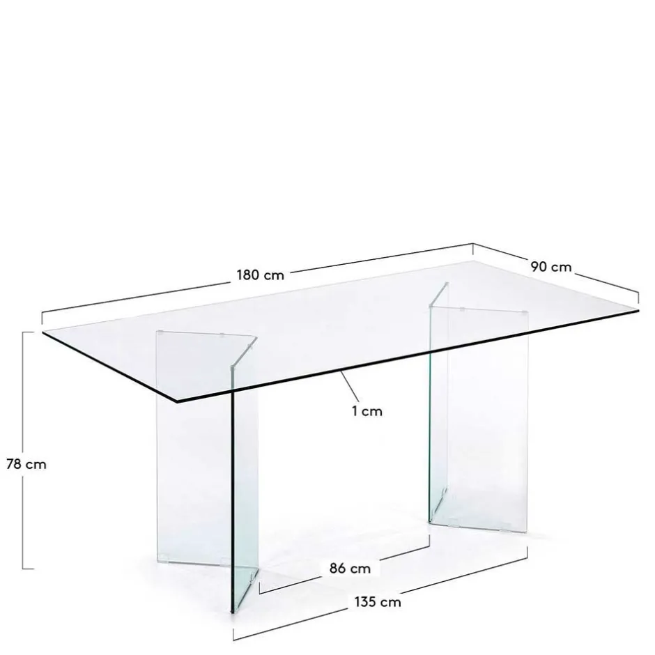 Pharao24 Esstisch Fyoras> Glastische