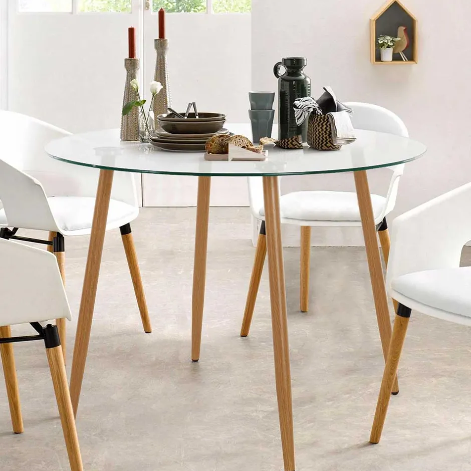 Pharao24 Esstisch Girona> Glastische