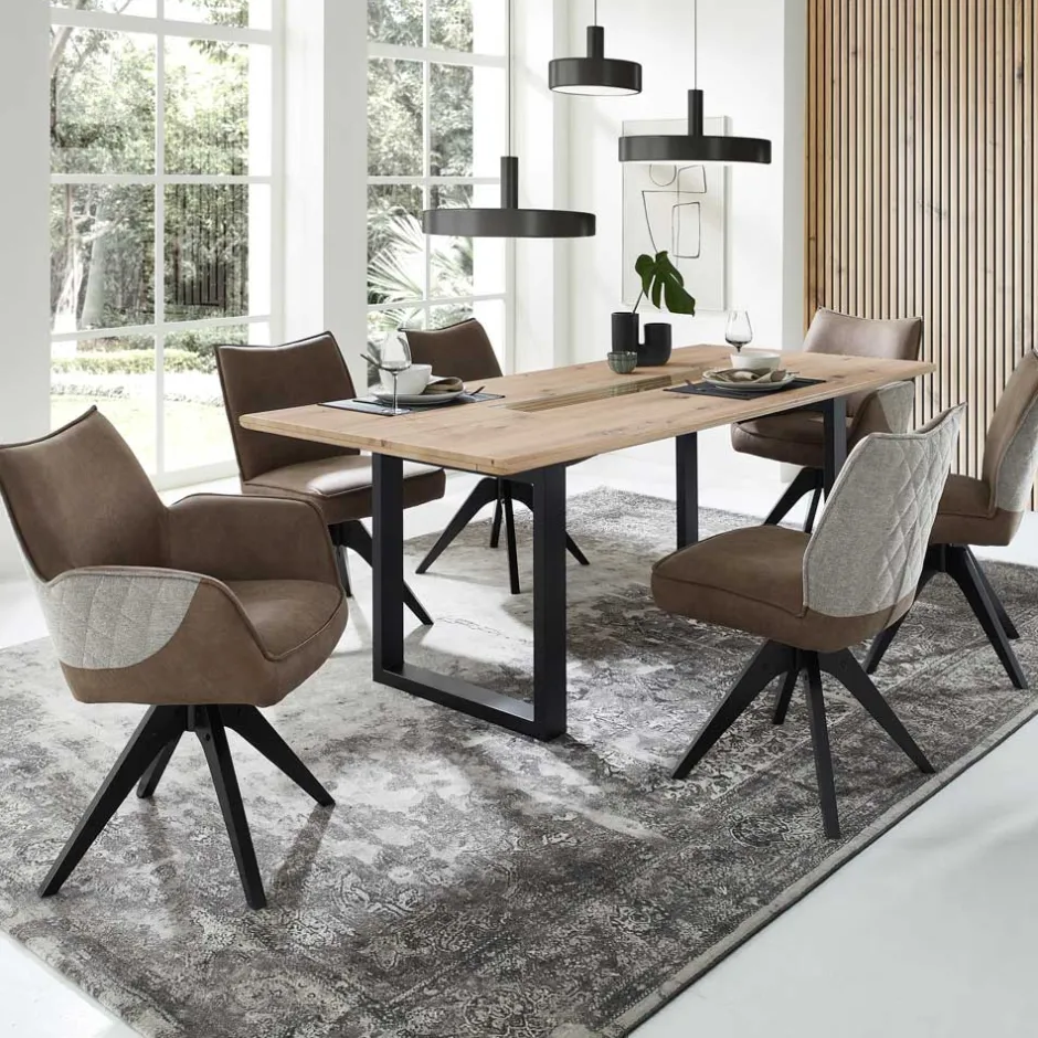 Pharao24 Esstisch mit 6 Stühlen Luzie> Tisch Mit Stühlen|Esszimmer Sets