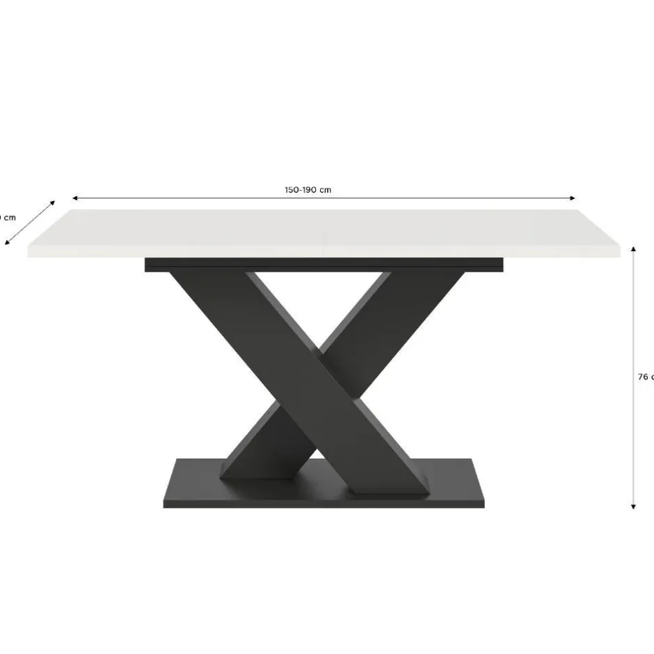 Pharao24 Esstisch modern Merin> Ausziehtische