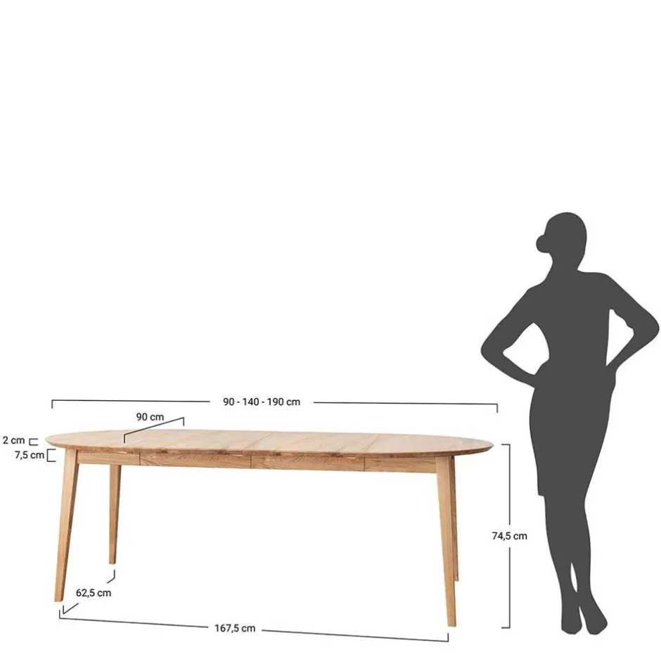 Massivholzmöbel|Küchentisch*Pharao24 Esstisch Saltagro