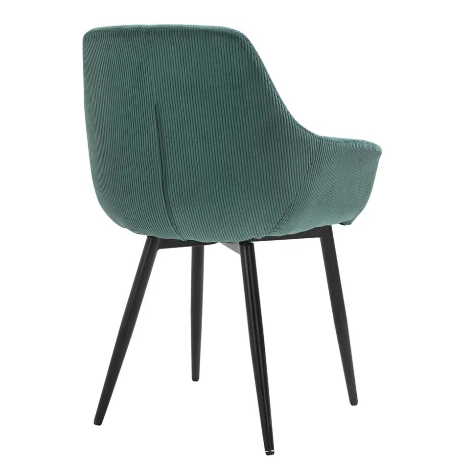 Pharao24 Esstisch Stühle Cord Titian> Armlehnstühle