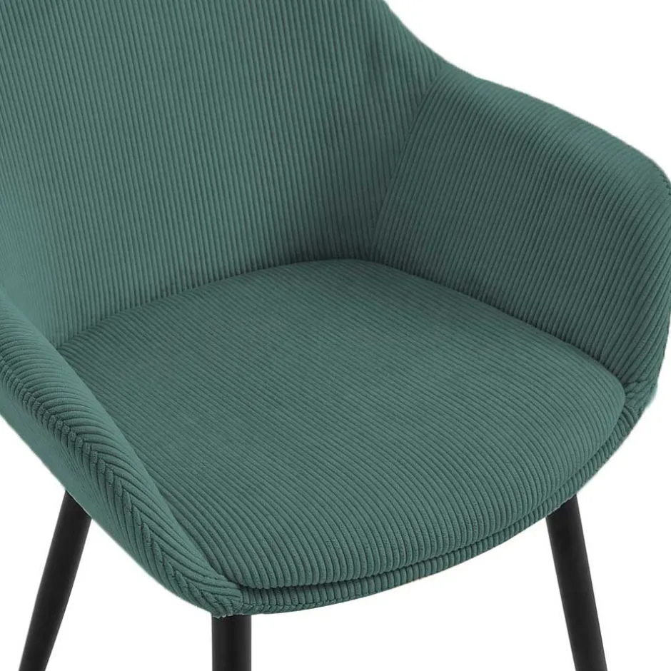 Pharao24 Esstisch Stühle Cord Titian> Armlehnstühle