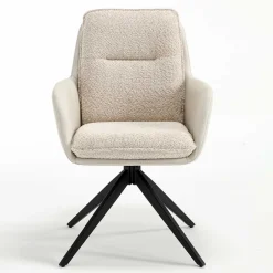 Pharao24 Esstisch Stühle Cremefarben Nua> Polstermöbel|Hochlehner