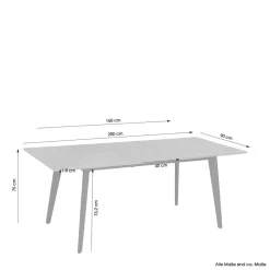 Ausziehtische*Pharao24 Esstisch Trigno