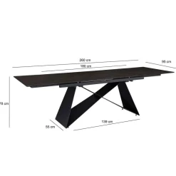 Ausziehtische*Pharao24 Esstisch Yuto