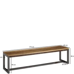 Küchenbank|Holzbänke*Pharao24 Esstischbank Ziarus