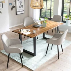 Tisch Mit Stühlen|Esszimmer Sets*Pharao24 Esstischgruppe Engido