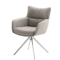 Pharao24 Esstischstuhl Set drehbar Dana> Lederstühle|Esszimmersessel