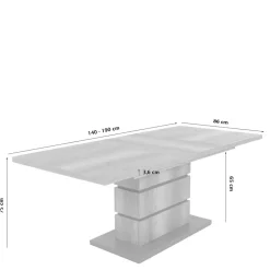 Pharao24 Esszimmer Ausziehtisch Emanzo><noscript><img width=