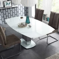 Glastische|Ausziehtische*Pharao24 Esszimmer Ausziehtisch Vrona